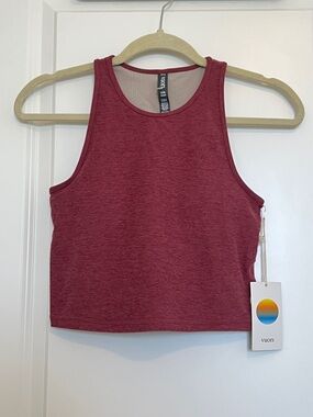 Vuori Maroon Desert Rose Elevation Plyo Tank